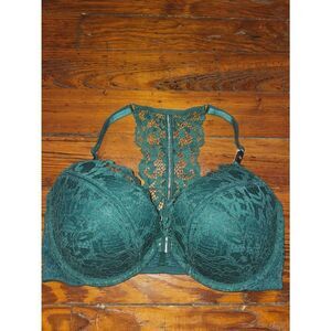 Victoria's Secret Green Very Sexy Push Up Front Closure Bra
